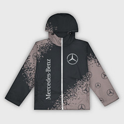 Ветровка с капюшоном женская MERCEDES МЕРСЕДЕС, цвет: 3D-белый