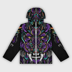 Ветровка с капюшоном женская Царь Зверей, цвет: 3D-белый