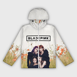 Ветровка с капюшоном женская BlackPink, цвет: 3D-белый