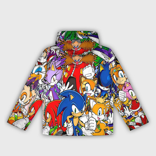 Женская ветровка Sonic / 3D-Черный – фото 2