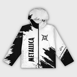 Ветровка с капюшоном женская METALLICA МЕТАЛЛИКА, цвет: 3D-черный