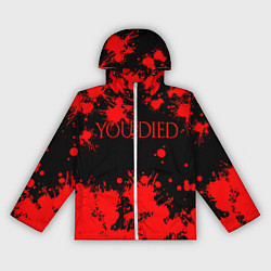 Ветровка с капюшоном женская DARK SOULS, цвет: 3D-белый