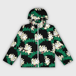 Ветровка с капюшоном женская МИДОРИА, цвет: 3D-белый