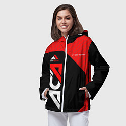 Ветровка с капюшоном женская Iam Fighter Z, цвет: 3D-белый — фото 2