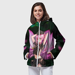 Ветровка с капюшоном женская Zero Two, цвет: 3D-белый — фото 2