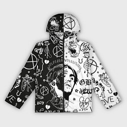 Ветровка с капюшоном женская LIL PEEP, цвет: 3D-черный