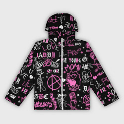 Ветровка с капюшоном женская LIL PEEP, цвет: 3D-белый