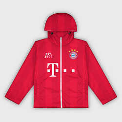 Ветровка с капюшоном женская BAYERN 2021 - ДОМАШНЯЯ, цвет: 3D-белый