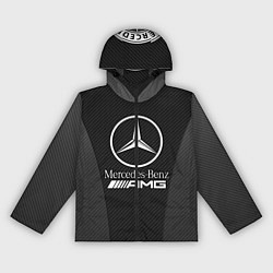 Ветровка с капюшоном женская MERCEDES-BENZ, цвет: 3D-черный