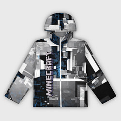 Ветровка с капюшоном женская Minecraft, цвет: 3D-белый