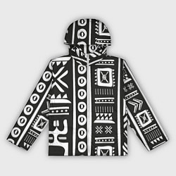 Ветровка с капюшоном женская Этнический узор, цвет: 3D-белый