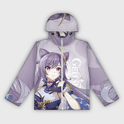 Ветровка с капюшоном женская GENSHIN IMPACT, КЭ ЦИН, цвет: 3D-белый