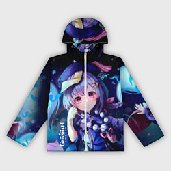 Ветровка с капюшоном женская GENSHIN IMPACT, цвет: 3D-белый