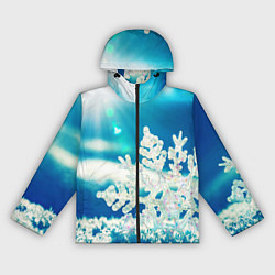 Ветровка с капюшоном женская Снег, цвет: 3D-черный