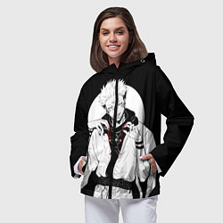 Ветровка с капюшоном женская Сукуна, цвет: 3D-черный — фото 2