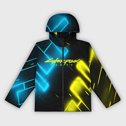 Ветровка с капюшоном женская CYBERPUNK2077 КИБЕРПАНК, цвет: 3D-черный