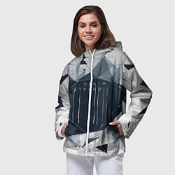 Ветровка с капюшоном женская DEATH STRANDING, цвет: 3D-белый — фото 2