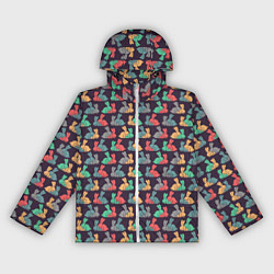 Ветровка с капюшоном женская Секс, цвет: 3D-белый