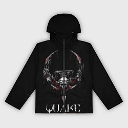 Ветровка с капюшоном женская Quake Champions, цвет: 3D-черный