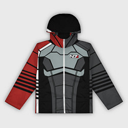 Ветровка с капюшоном женская КОСТЮМ N7 MASS EFFECT N7 М, цвет: 3D-белый