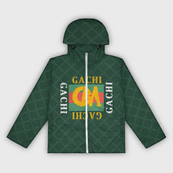 Ветровка с капюшоном женская GACHI GUCCI, цвет: 3D-белый