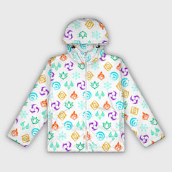 Женская ветровка GENSHIN IMPACT ЭМБЛЕМЫ