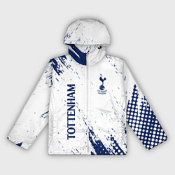 Ветровка с капюшоном женская TOTTENHAM HOTSPUR, цвет: 3D-белый