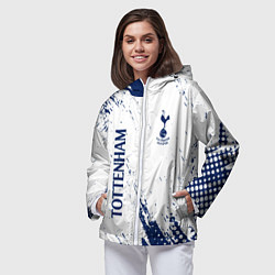 Ветровка с капюшоном женская TOTTENHAM HOTSPUR, цвет: 3D-белый — фото 2
