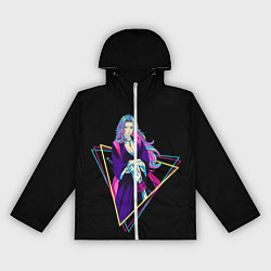 Ветровка с капюшоном женская BLEACH - Рангику Мацумото, цвет: 3D-белый