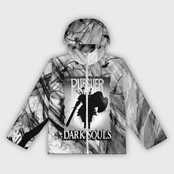 Ветровка с капюшоном женская DARK SOULS ТЁМНЫЙ МИР, цвет: 3D-белый