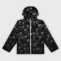 Ветровка с капюшоном женская Общее захоронение, цвет: 3D-белый