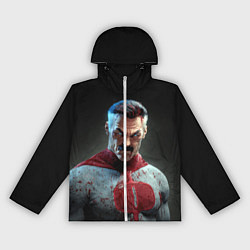 Ветровка с капюшоном женская Омнимен, цвет: 3D-белый