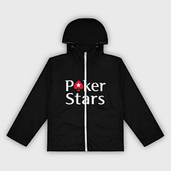 Ветровка с капюшоном женская Poker Stars, цвет: 3D-белый