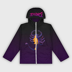 Ветровка с капюшоном женская Drive - Retrowave, цвет: 3D-белый