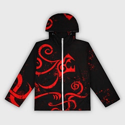 Ветровка с капюшоном женская ТАТУИРОВКА ДРАКЕНА, цвет: 3D-белый