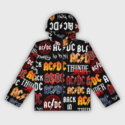 Ветровка с капюшоном женская AC DC LOGOBOMBING, цвет: 3D-черный