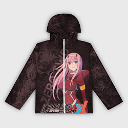 Ветровка с капюшоном женская Zero Two Любимый во Франксе, цвет: 3D-белый