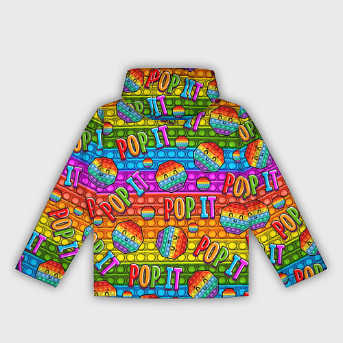 Женская ветровка POP IT SMILE ПОП ИТ ПУПЫРКА / 3D-Черный – фото 2