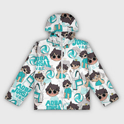 Ветровка с капюшоном женская ТООРУ ОЙКАВА OIKAWA TORU, цвет: 3D-белый
