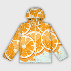 Ветровка с капюшоном женская АПЕЛЬСИН ORANGE, цвет: 3D-белый