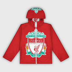 Ветровка с капюшоном женская F C LIVERPOOL, цвет: 3D-белый