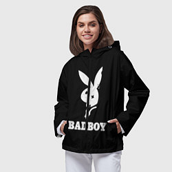 Ветровка с капюшоном женская BAD BOY секси, цвет: 3D-черный — фото 2