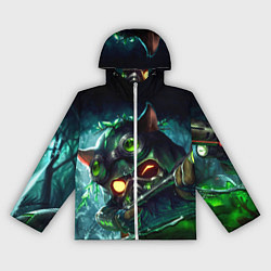 Ветровка с капюшоном женская League of legends, Тимо, цвет: 3D-белый