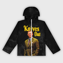 Ветровка с капюшоном женская Достать ножи Knives Out, цвет: 3D-белый