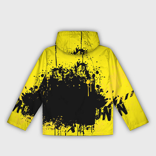 Женская ветровка Жирафа с герберой / 3D-Черный – фото 2