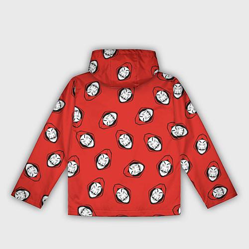 Женская ветровка БУМАЖНЫЙ ДОМ , УЗОР ИЗ МАСОК ДАЛИ / 3D-Черный – фото 2