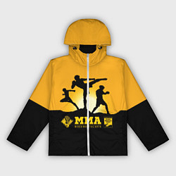 Ветровка с капюшоном женская ММА Mixed Martial Arts, цвет: 3D-белый