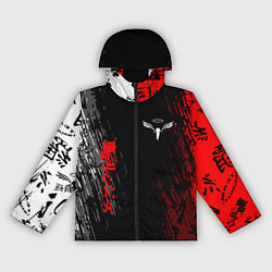 Ветровка с капюшоном женская Токийские мстители Аниме Кайсуке, цвет: 3D-черный