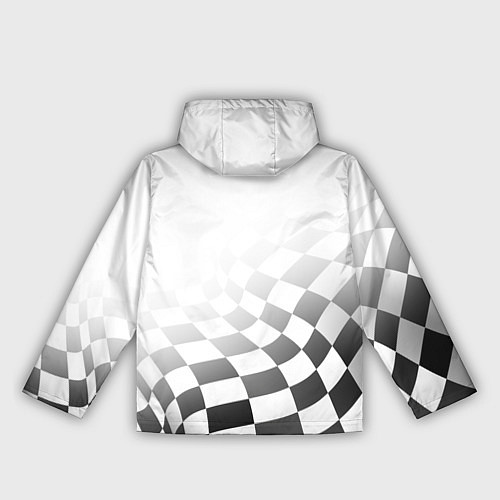 Женская ветровка MERCEDES, МЕРСЕДЕС СПОРТ, ФИНИШНЫЙ ФЛАГ, ФОРМУЛА 1 / 3D-Черный – фото 2