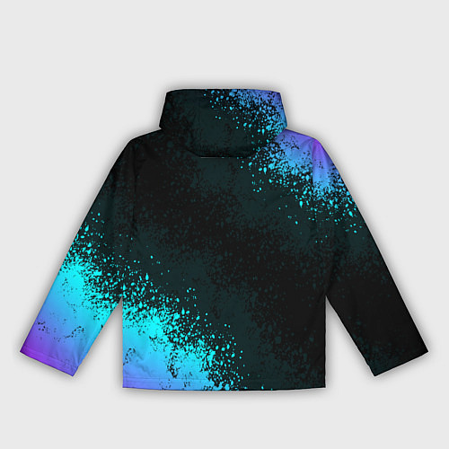 Женская ветровка CS GO NEON SYMBOL STYLE SKIN КС ГО НЕОН / 3D-Черный – фото 2